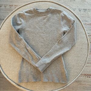 JoosTricot Peachskin Silk Blend Long Sleeve Crew Neck